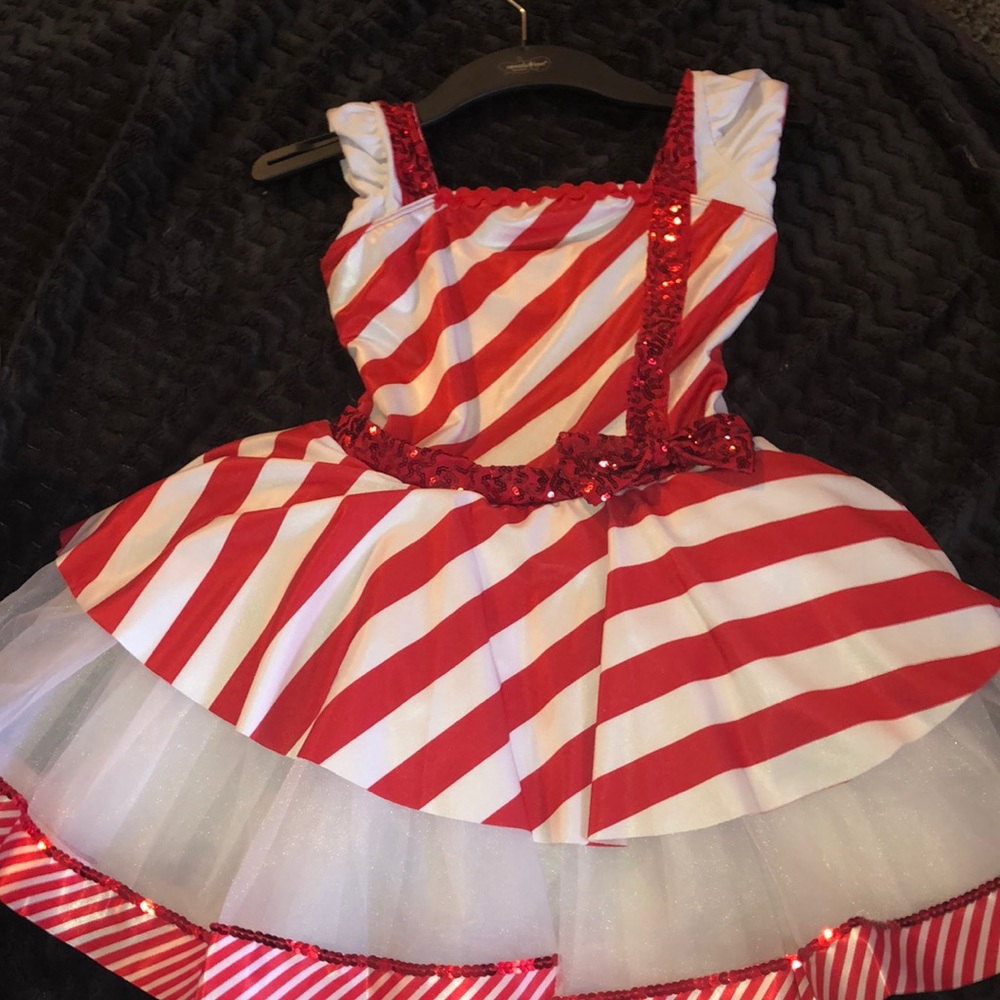 Little girl dance costume size large